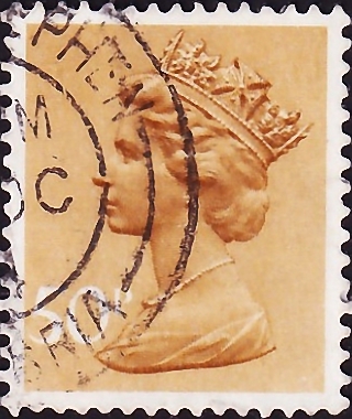  1980  . Queen Elizabeth II , 50 p .  0,90 